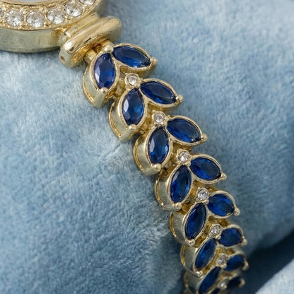 Montre Crystal Bloom Sapphire