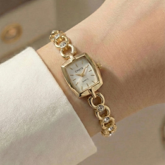 Montre Gold Crystal Chic