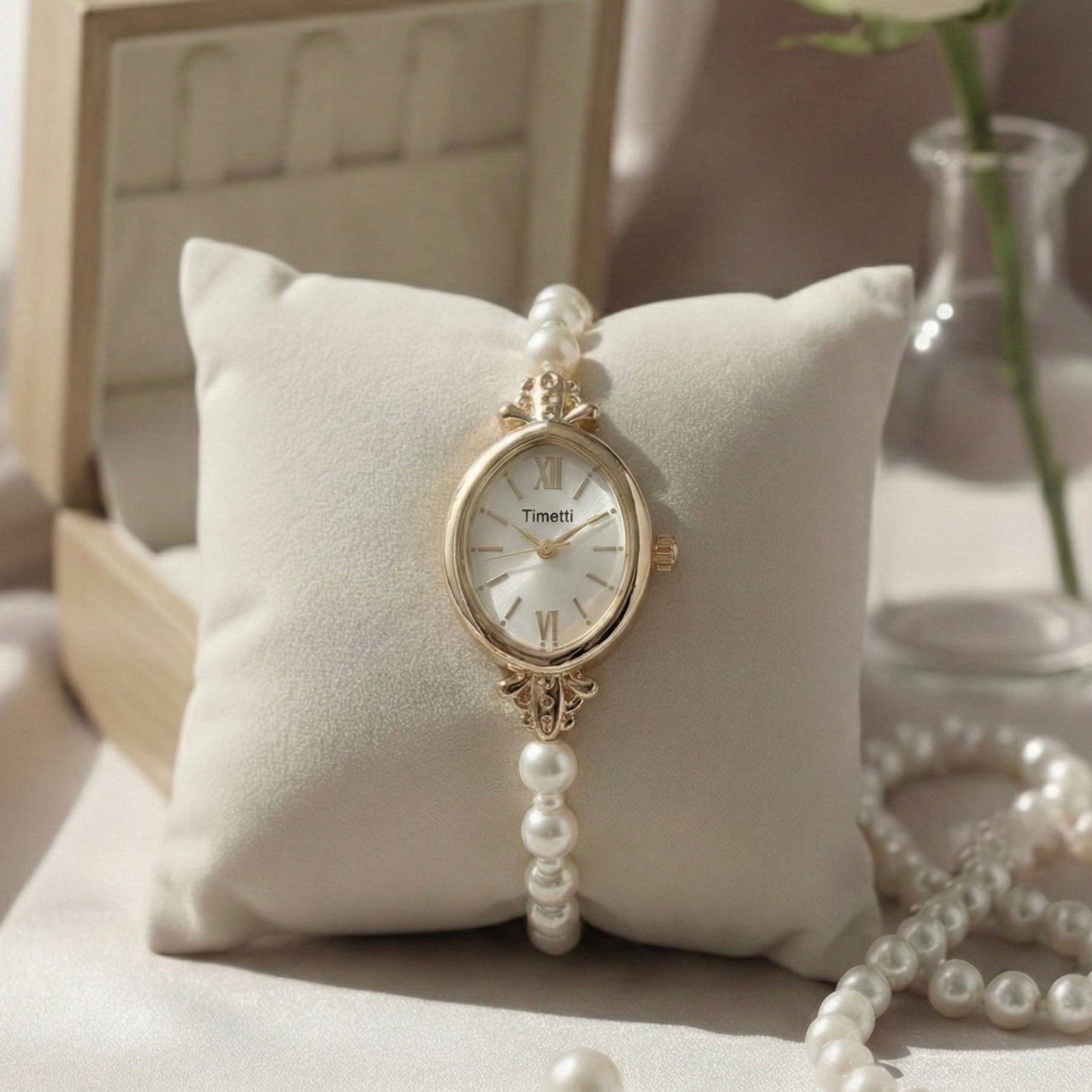 Montre Crystal Oval Or
