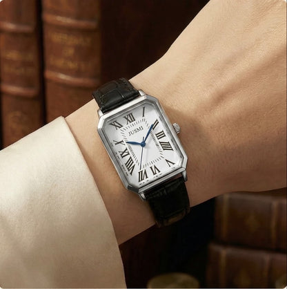 Montre Carrée Argenta Noir