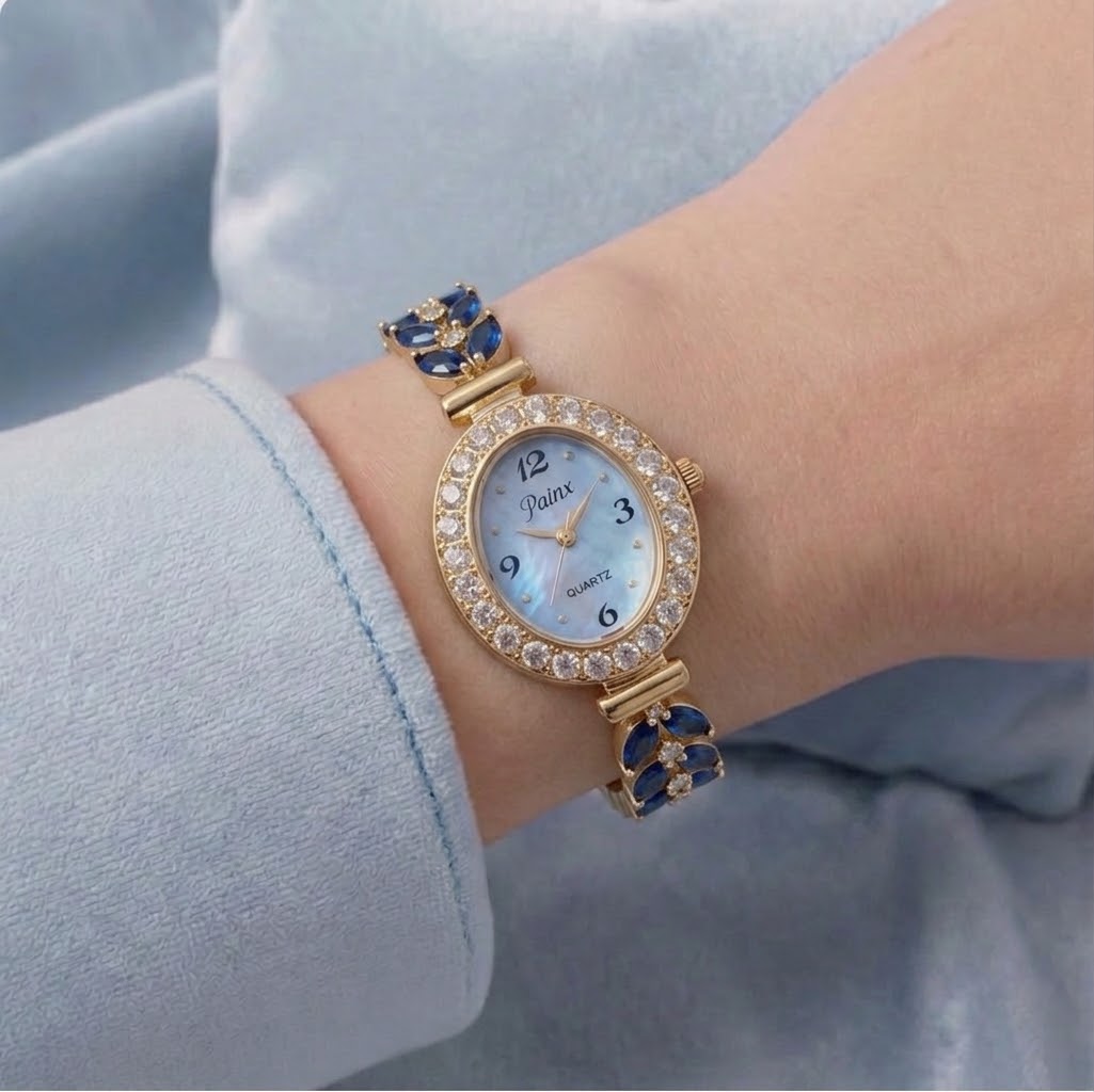 Montre Crystal Bloom Sapphire