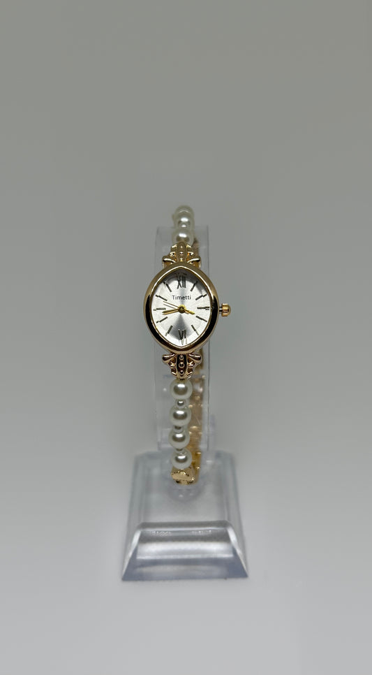 Montre Crystal Oval Or